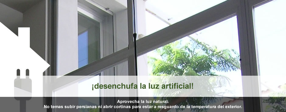 ¡desenchufa la luz artificial!